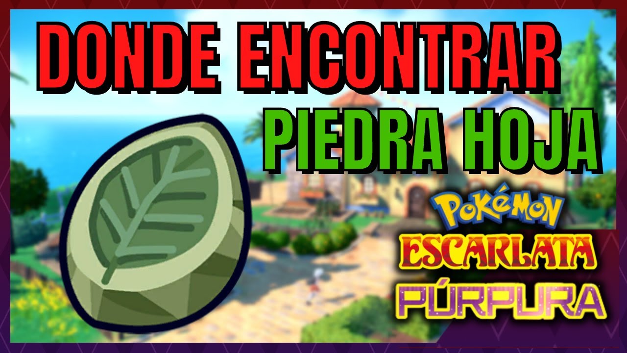 🌿 DÓNDE ENCONTRAR la PIEDRA HOJA en POKÉMON ESCARLATA y PÚRPURA CobayasGamer YouTube 🌿 DÓNDE ENCONTRAR la PIEDRA HOJA en POKÉMON ESCARLATA y PÚRPURA CobayasGamer YouTube