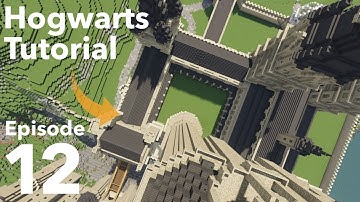 How to build Hogwarts in Minecraft - Episode 12 - More courtyard!