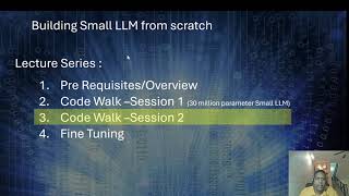 Build Your Own SLM from Scratch - Code Walk Part 2