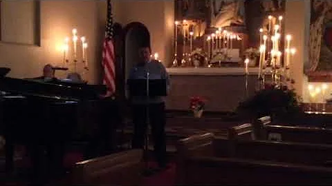 Mary did you know at ols church on Christmas Eve, ...