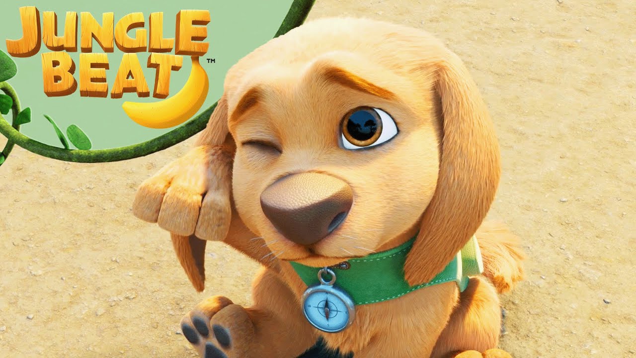 ⁣Cute Puppy! | Good Dog | Jungle Beat: Munki & Trunk | Kids Animation 2023