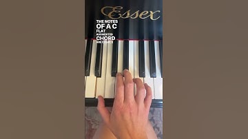 What Are The Notes Of a Cb Augmented Chord? #Shorts