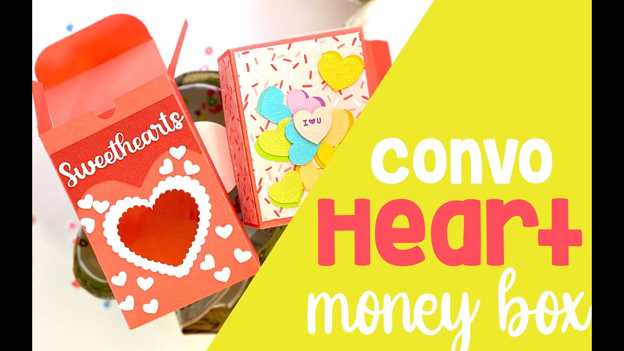 Conversation Heart Money Box for DIY Valentine's Gifts - YouTube