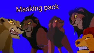 Lion King Scar And Zira Masking Pack