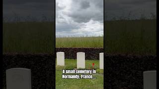 A small cemetery in Normandy, France….#ww2history #heroes #thankyou