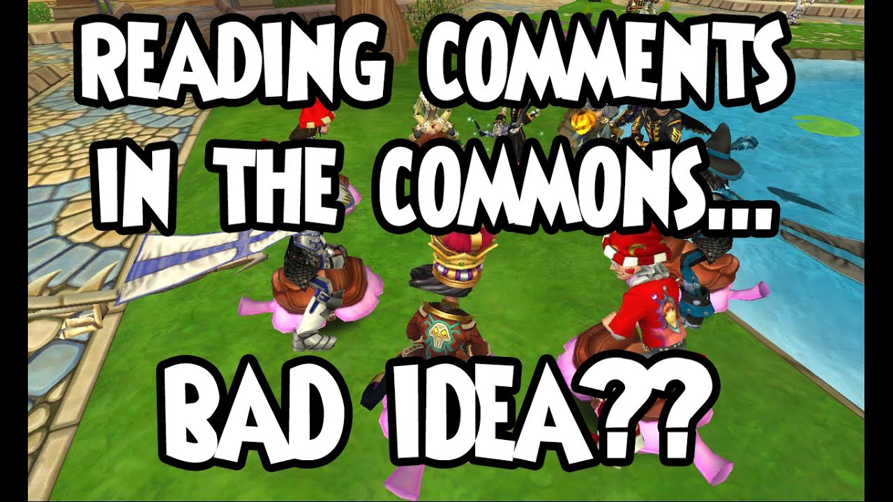 Wizard101 😱😵‍READING COMMENTS IN THE COMMONS ON STREAM😱😵‍...was this a