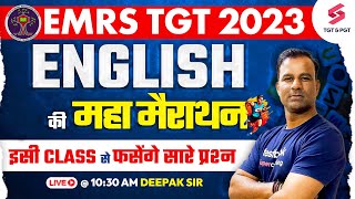 EMRS 2023 TGT English Marathon Class 2 | Complete Revision In One Class | Deepak Sir