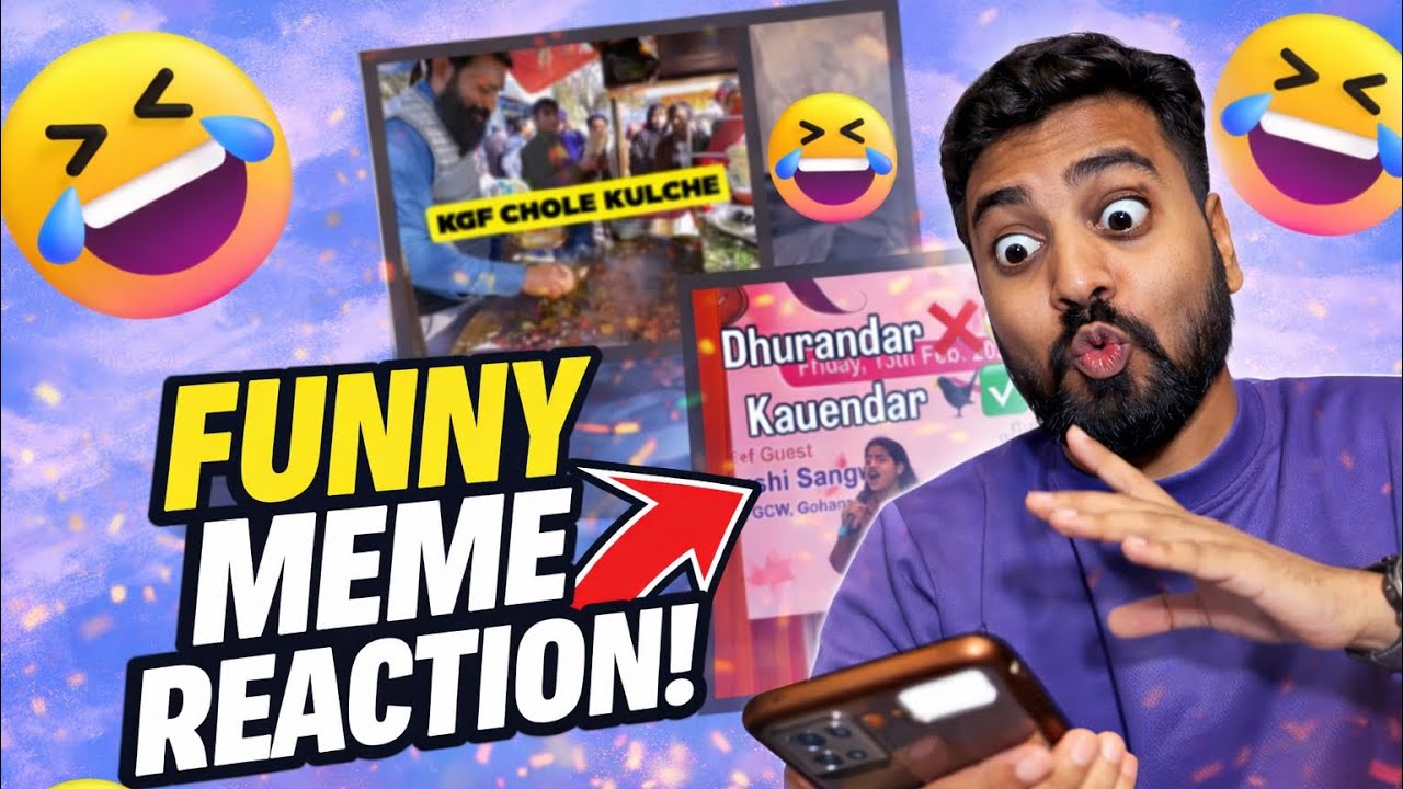 FUNNY MEME REACTION 😂 | Indian Meme Review That Made Me Cry Laughing! AJAY SINGH #memereview #memes 