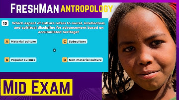 antropology fresh man course chapter two mid exam