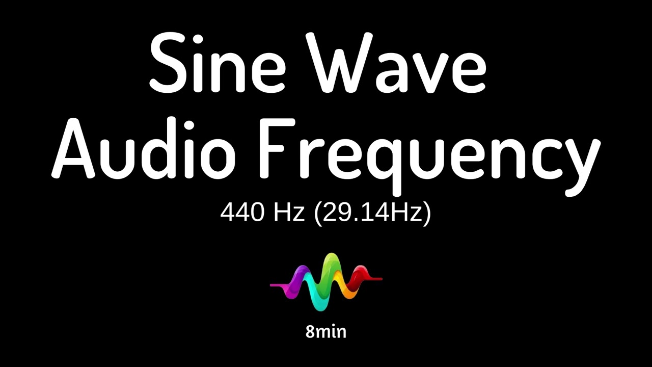 440Hz 29.14Hz || Sine Wave Audio Frequency
