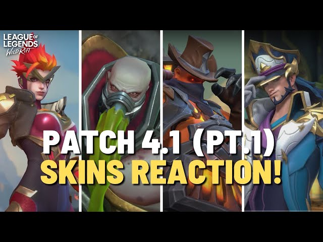 All Skins Coming To Wild Rift In Patch 4.1