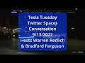 Tesla Tuesday - Conversation on Twitter Spaces