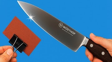 KNIFE Like Razor Sharp in 1 Minute! THIS Tool Works Like Magic