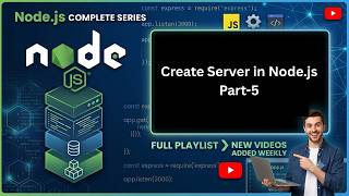 Create Your First Node.js Server (2026) | HTTP Server Tutorial | Part 5