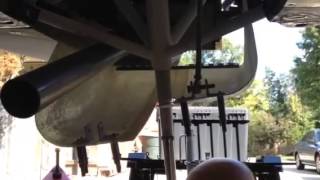 Aft View of Cowl Flap Activation Test