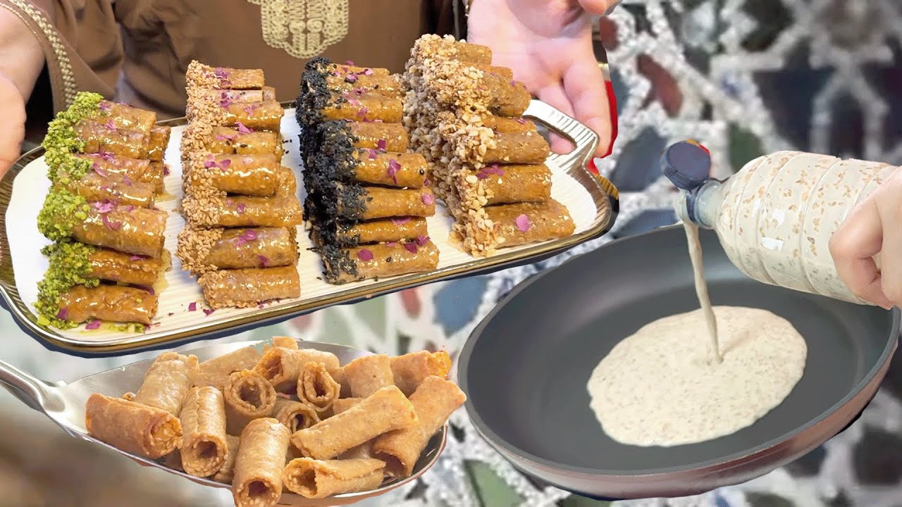 جديد 2025 معسلة لي دارت ضجة كبيرة هاد الايام🔥 بالعجين السائل سجليها لرمضان🌙تخرج كميةكبيرة سهلة سريعة