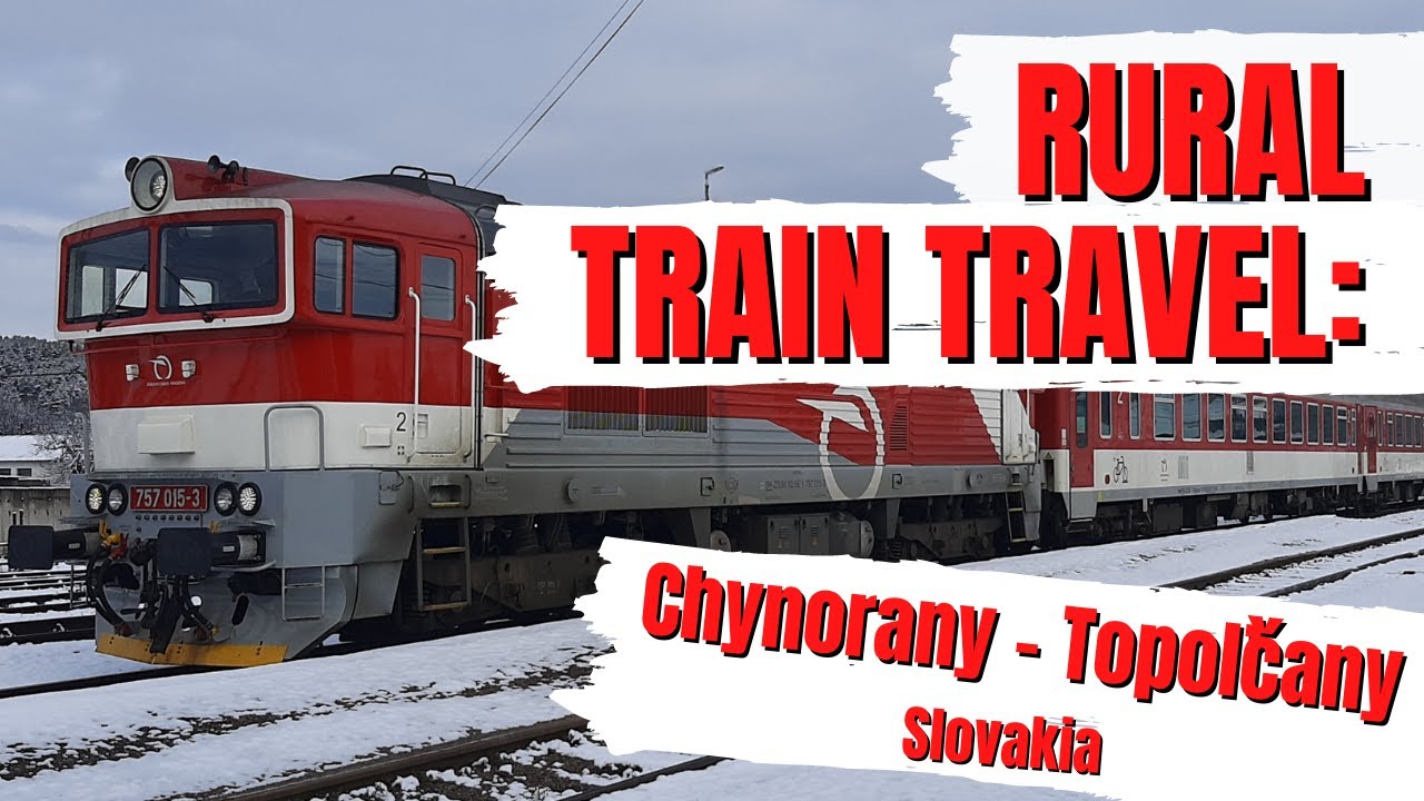 Vidéki vonatozás: Szlovákia / Rural train travel: Slovakia | Chynorany-Topoľčany
