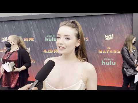 Sarah Bolger Red Carpet Interview for Season 4 Premiere  Of FX's Mayans MC