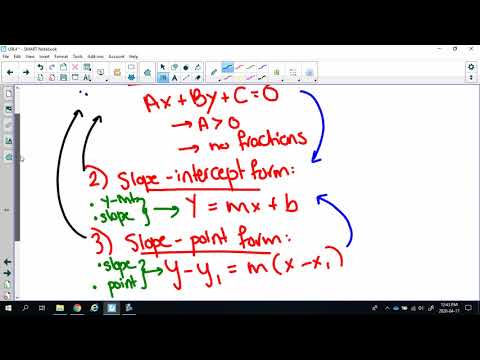 Math 10C Equations