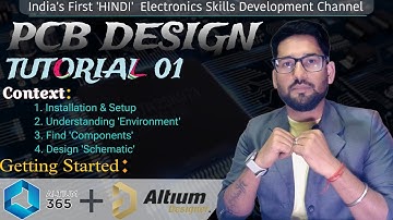PCB Design Tutorial 01 For Beginners (Altium) || Altium Designer Tutorials in HINDI