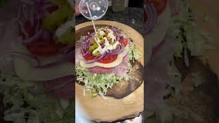 Chopped Italian Sandwich #choppeditaliansandwich #viraltiktokrecipe #shortsfeed