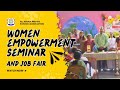 Women Empowerment Seminar and Job Fair | Sree Narayana Central School | Bisonvalley