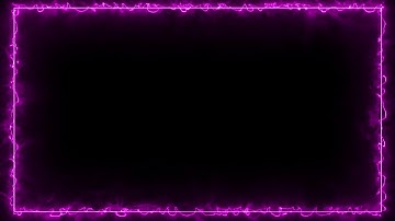 Neon Light Border | Frames Template Video | Glowing Frame Black Screen | Background Loop #viral