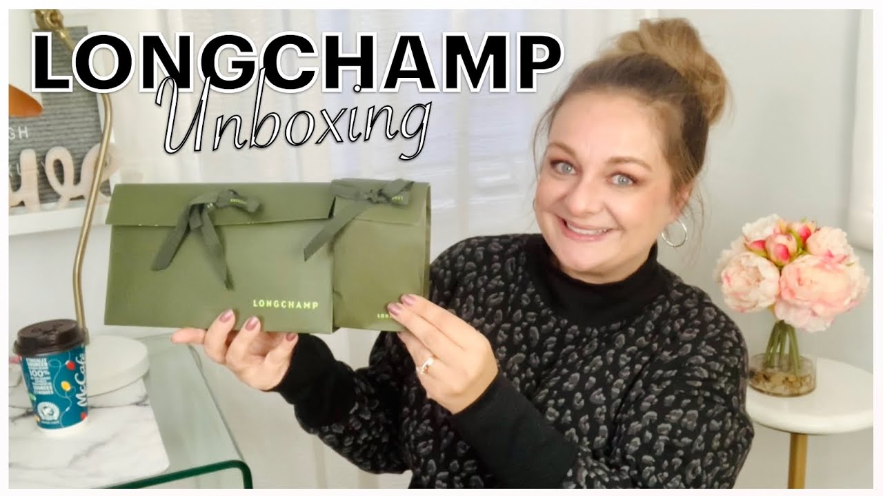 Longchamp Le Pliage Pouch with Handle, 3 Colours, No Talking /ASMR-ish  Unboxing