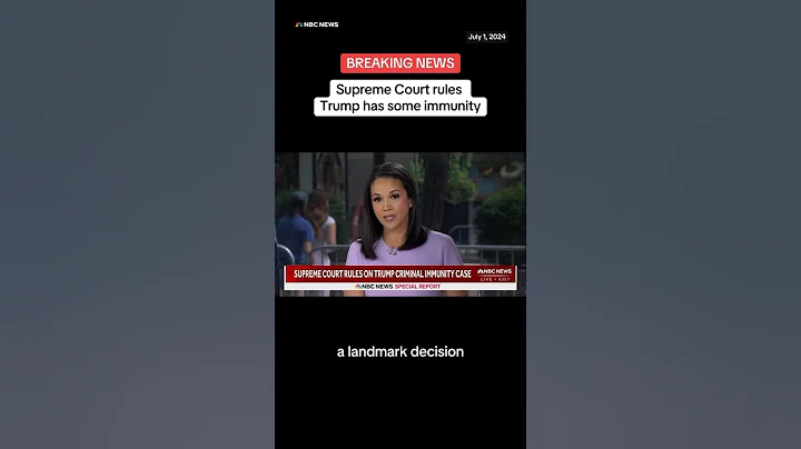 Supreme Court rules Trump has some immunity from prosecution for official acts, delaying his trial