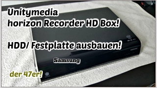 Unitymedia Samsung Horizon HD Recorder Box HDD/ Festplatte ausbauen!