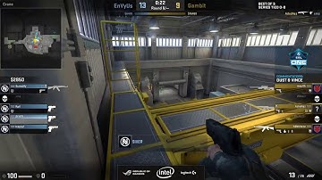 Scream Force Ace vs Gambit (nuke map) CS:GO