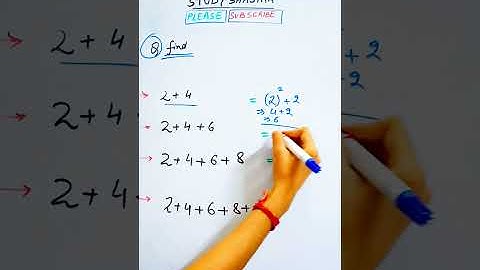 Finding sum of consecutive even number #ssc #chsl #cgl #upsc #shorts #learning #maths #trick #viral