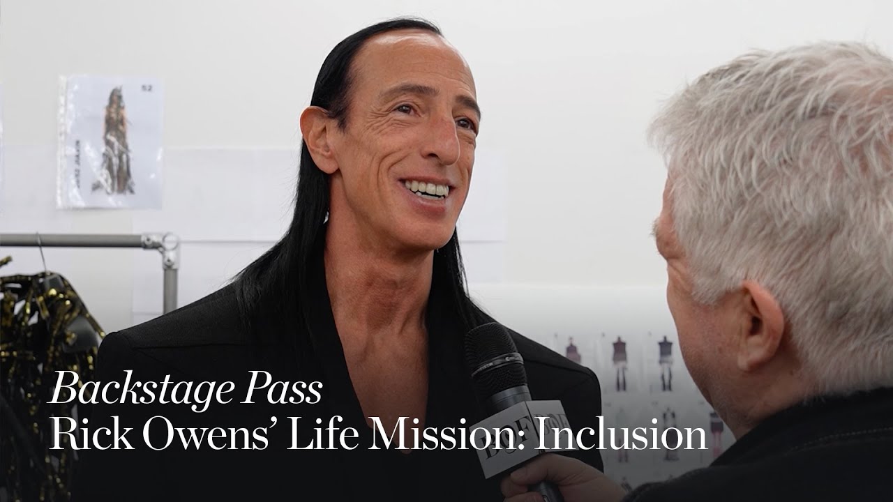 Backstage Pass  Rick Owens Life Mission Inclusion