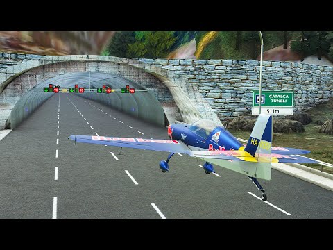 Red Bull Pilotu Gibi Çatalca Tünellerinde Uçuyoruz! #MicrosoftFlightSimulator