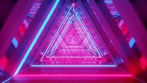 Triangle Tunnel Seamless Loop | Motion Graphics
