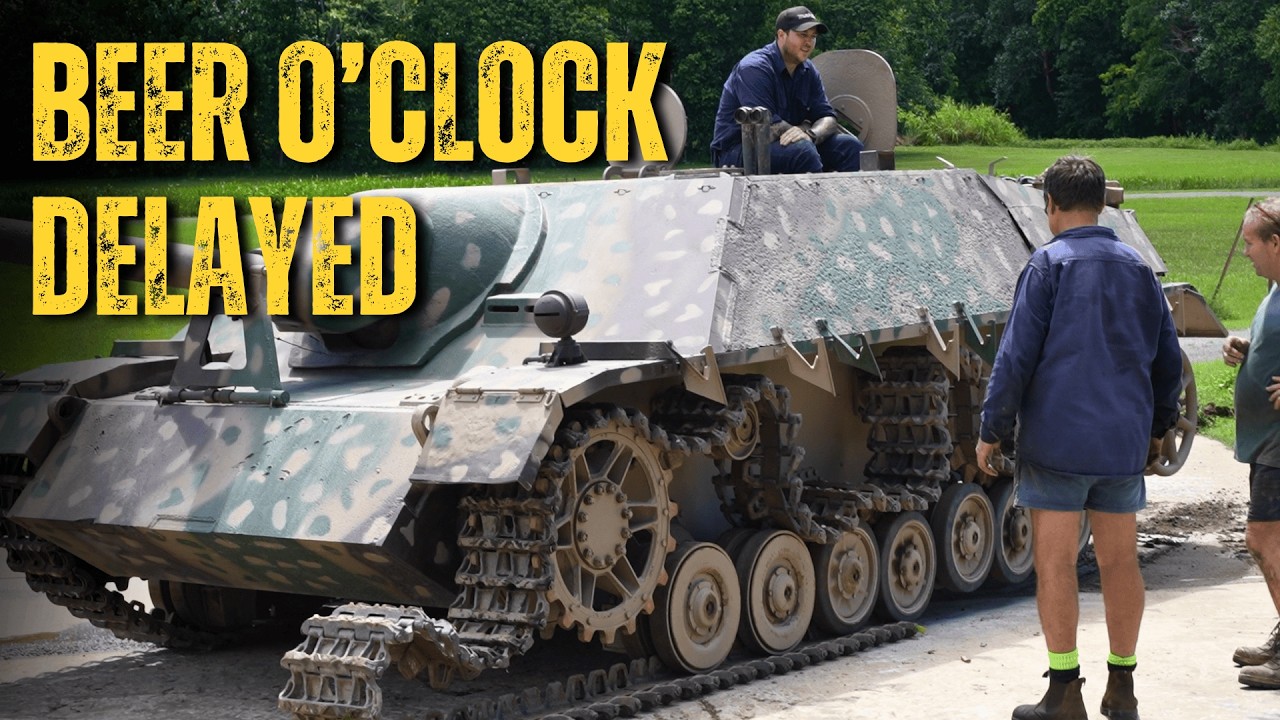 Поломка гусениц в 15:30 | Аварийный ремонт Jagdpanzer IV