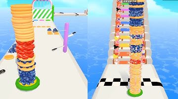 Pancake Run - All Levels Gameplay Android,ios (Levels 6-8)