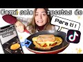 Comí SOLO recetas de Para ti de TikTok !