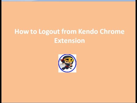 How to Logout from Kendo Email Finder