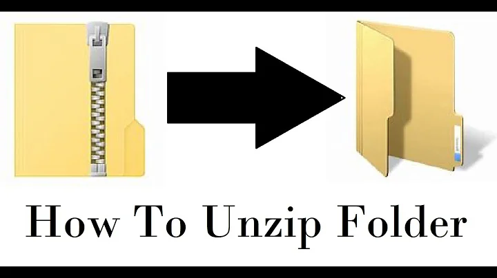 How to unzip a folder (Windows 10) (2021)