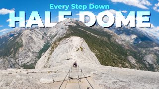 Half Dome Sub Dome Virtual Hike Down | POV
