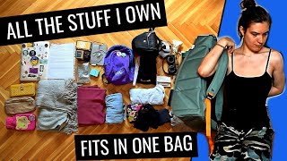 I&#39;v been living out of a backpack for 8 yrs | Minimalist packing tutorial, one bag travel essentials