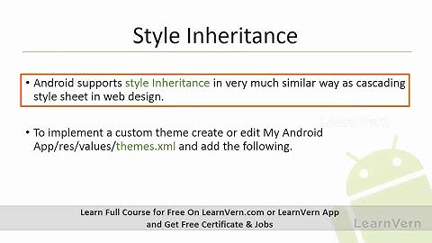 What are Styles and Theme in Android? How to Create Style in Android | Full Video in Hindi