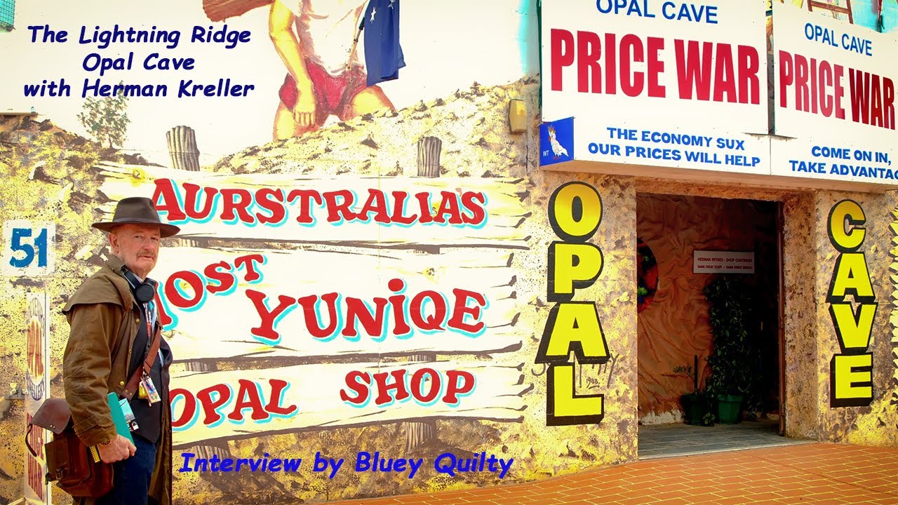 Lightning Ridge Caves The Lightning Ridge Opal Cave with Herman Kreller - YouTube
