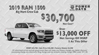 2019 RAM 1500 Clearance