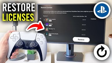 How To Restore Licenses On PS5 - Step By Step