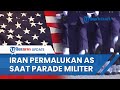 Poster matilah amerika diarak selama parade militer iran jadi peringatan keras bagi sekutu israel