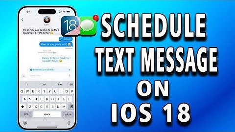 How To Schedule Text Message on iOS 18 (full guide)