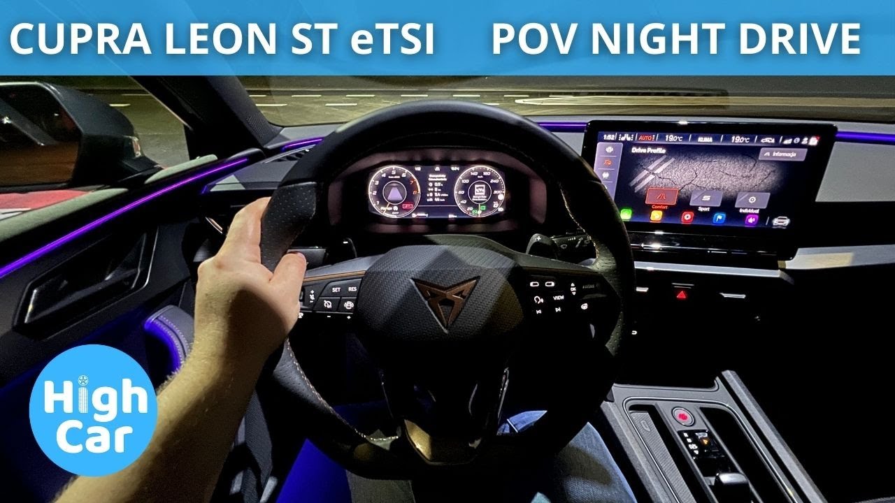 CUPRA LEON ST 1.5 ETSI 2023  POV NIGHT DRIVE 4K 