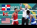 Roscoe Hill 🇺🇸 vs Yunior Alcántara 🇩🇴 en Boxeo por el oro 🥇 Juegos Panamericanos │Santiago 2023│